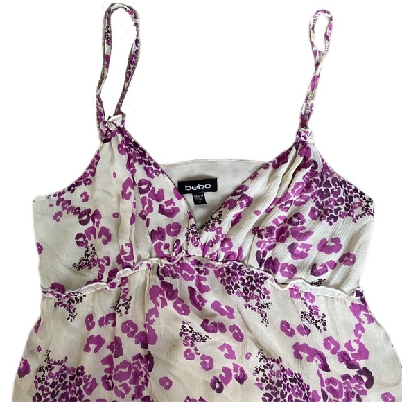 Vintage Y2K Bebe ruffle mini dress - size M - Picture 5 of 6